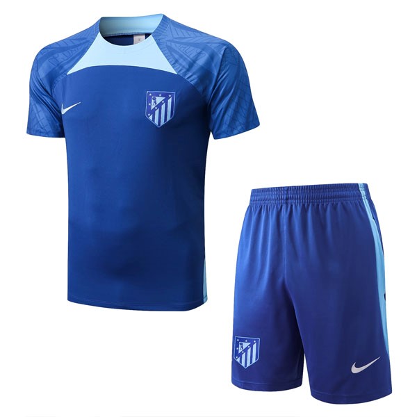 Maglia Formazione Atletico Madrid Set Completo 22/23 Blu